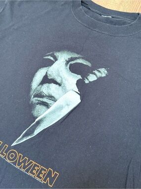 Vintage Halloween Michael Myers 2005 Movie Promo Horror T-Shirt Size XL